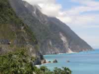 Photo of Taiwan's east coast near Hualien