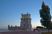 Torre de Belem at night