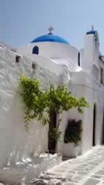 A typical street in the Cyclades