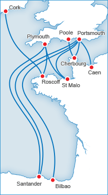 Brittany Ferries Routes